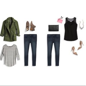 Edyson by Stitch Fix Straight Leg Jeans Dark Sz 28